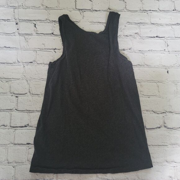 J. CREW Scoop Neck Gray Tank Top With Rhinestone Detail Womens Size XS - Picture 6 of 6